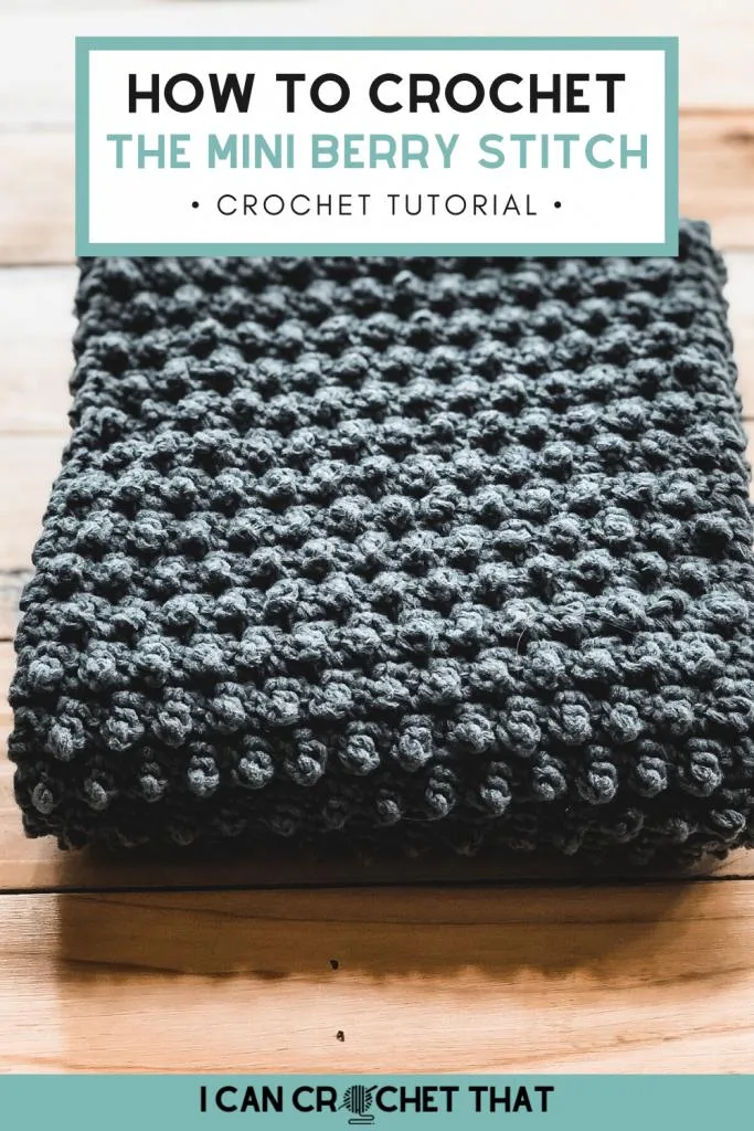 how to crochet mini berry stitch