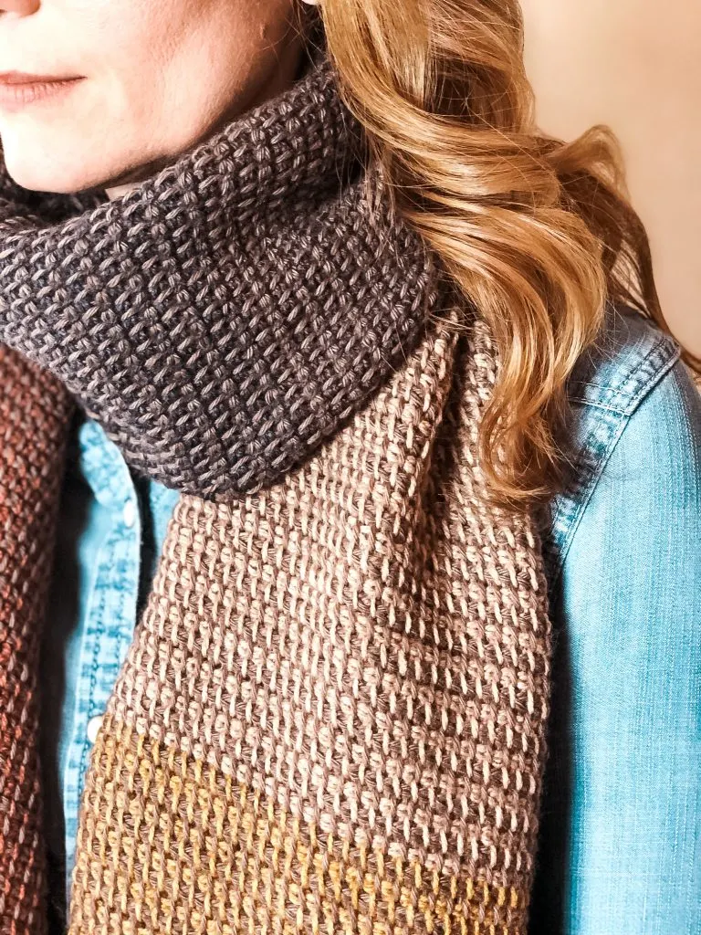 Autumn Ombre - A Tunisian Scarf Pattern - I Can Crochet That