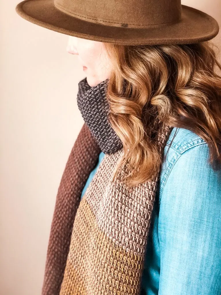 Autumn Ombre - A Tunisian Scarf Pattern - I Can Crochet That