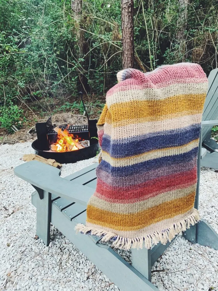 crochet camping blanket pattern