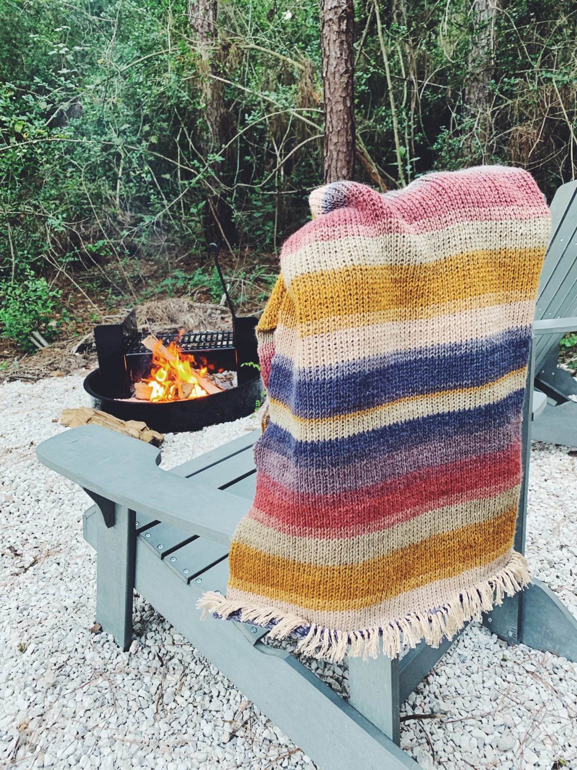 The ‘Let’s Go Camping’ Crochet Blanket