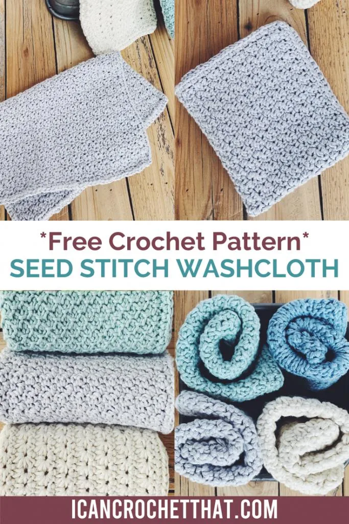 crochet seed stitch washcloth pattern