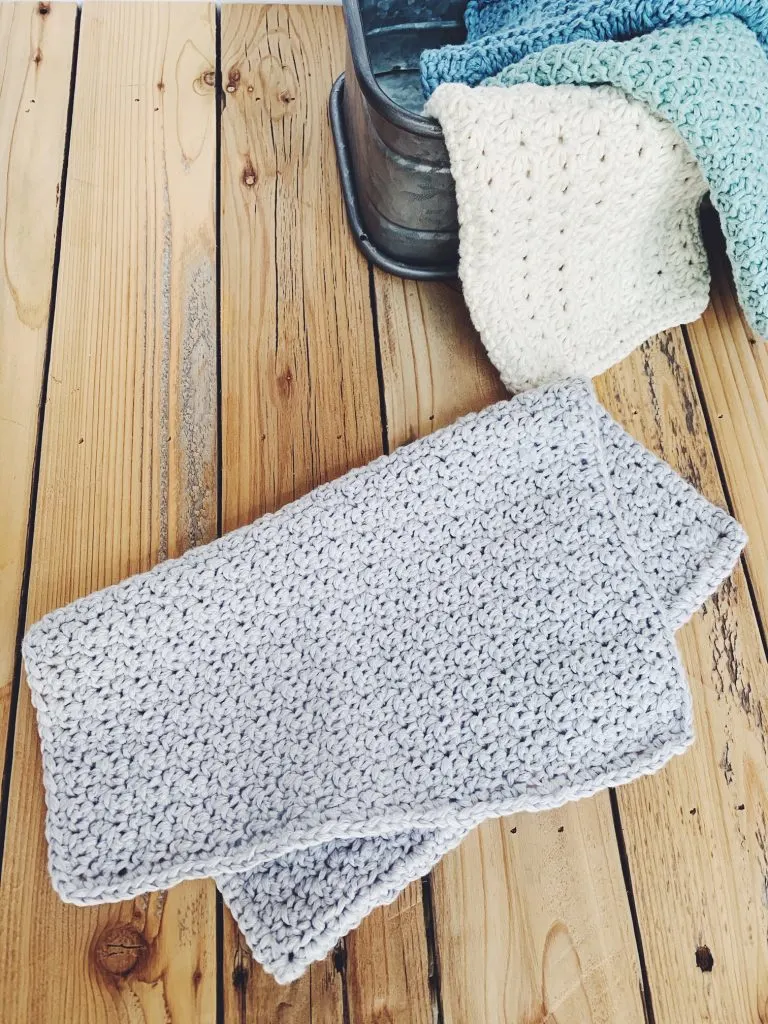 free crochet washcloth pattern using seed stitch