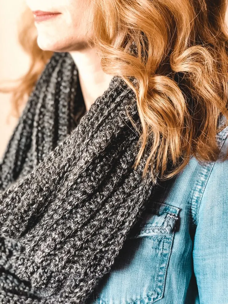 free crochet infinity scarf pattern