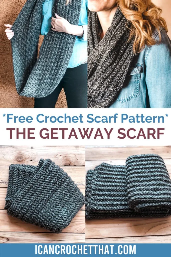 the getaway infinity scarf crochet pattern