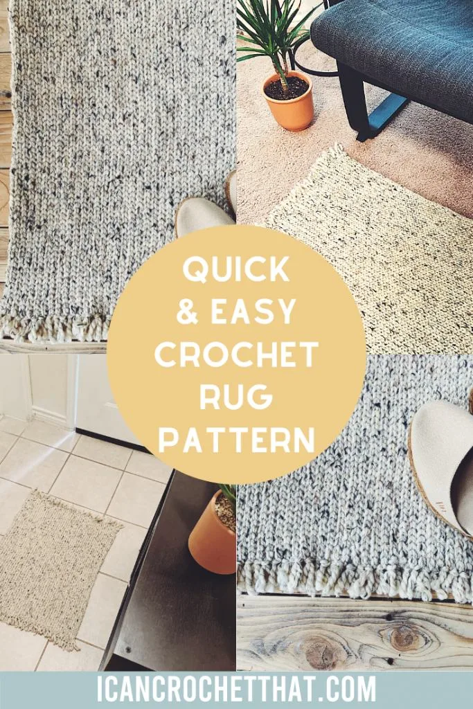 easy free crochet rug pattern