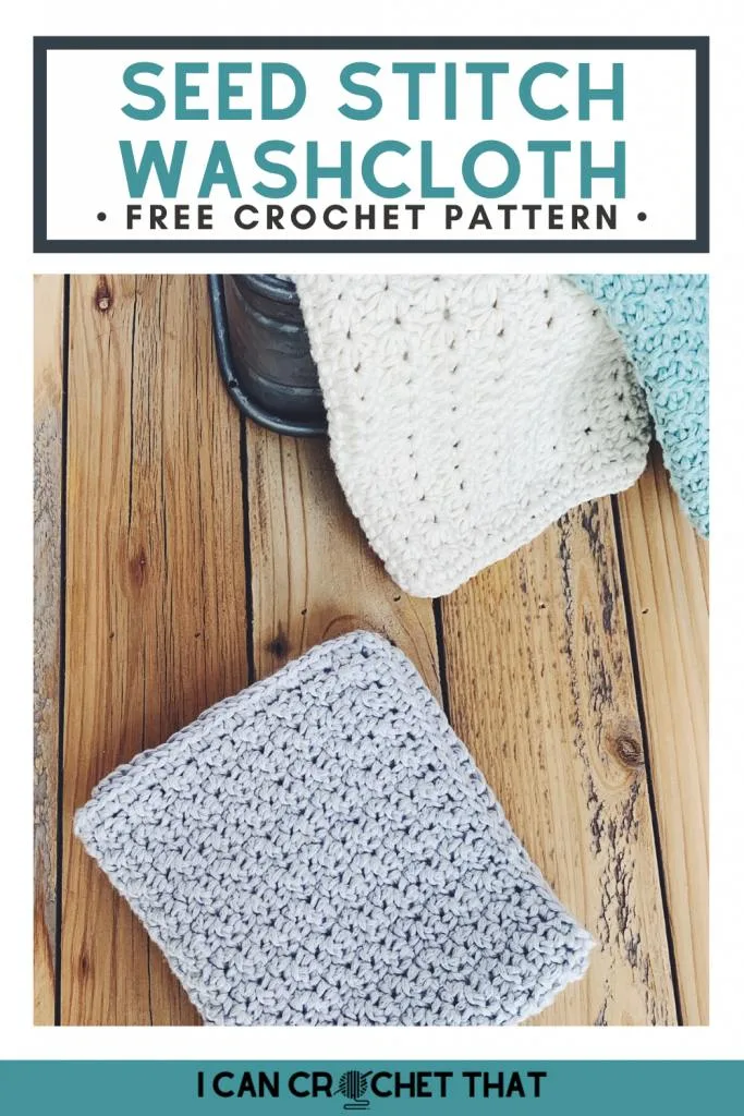 seed stitch washcloth crochet