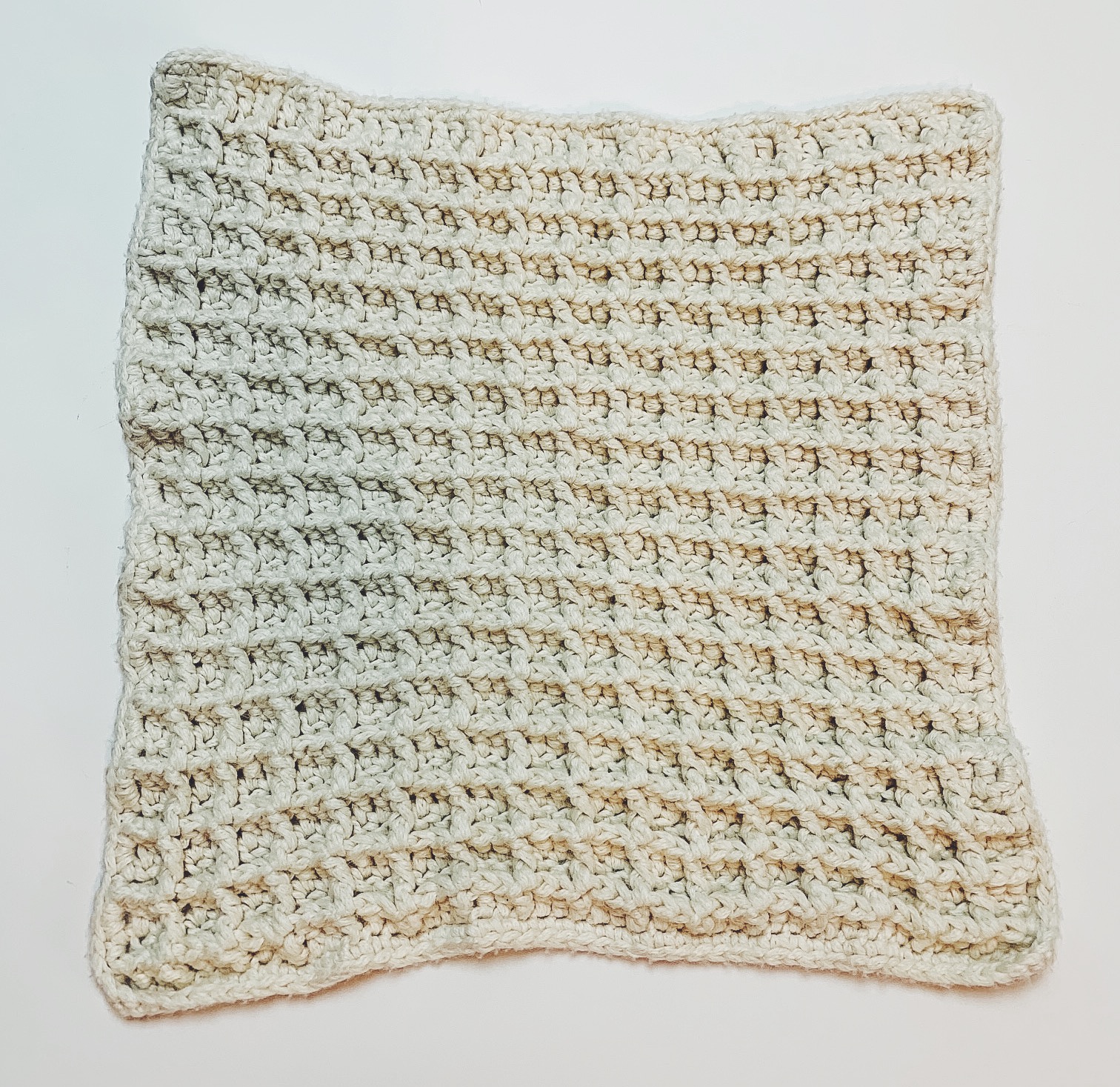 All-Purpose Waffle Stitch Crochet Dishcloth Pattern - I Can Crochet That