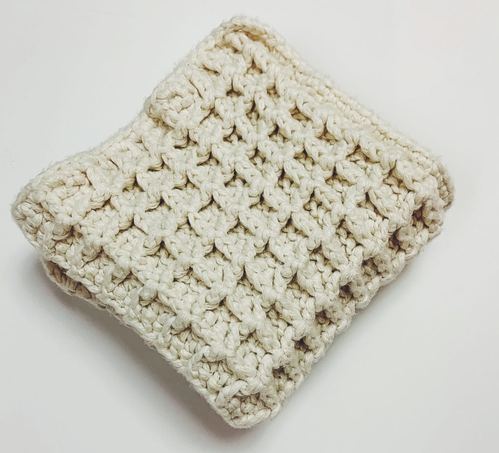 All-Purpose Waffle Stitch Crochet Dishcloths - I Can Crochet That