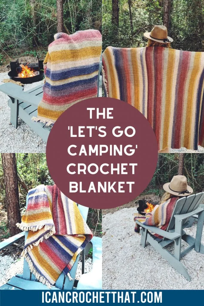 Let's Go Camping Crochet Blanket
