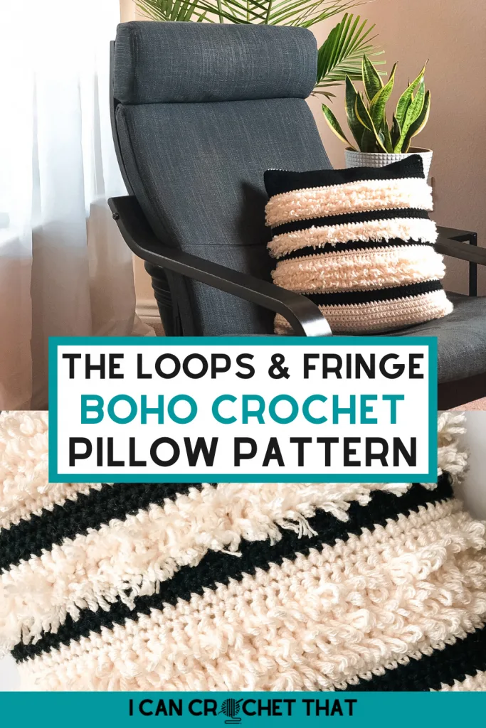 free boho crochet pillow pattern