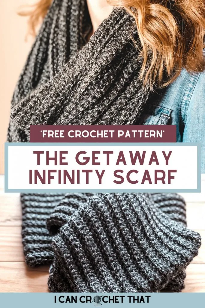 the getaway crochet infinity scarf pattern