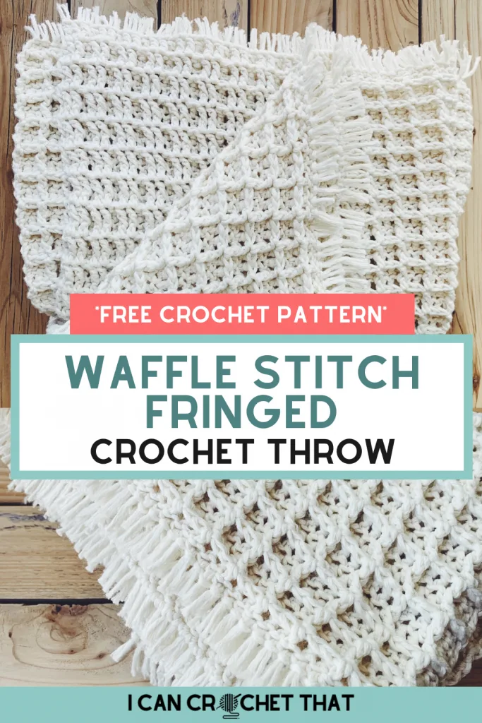free waffle stitch blanket pattern