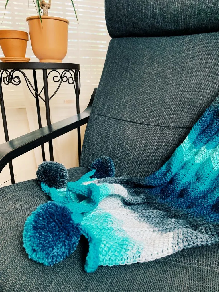 The Aloha Tunisian Crochet Blanket
