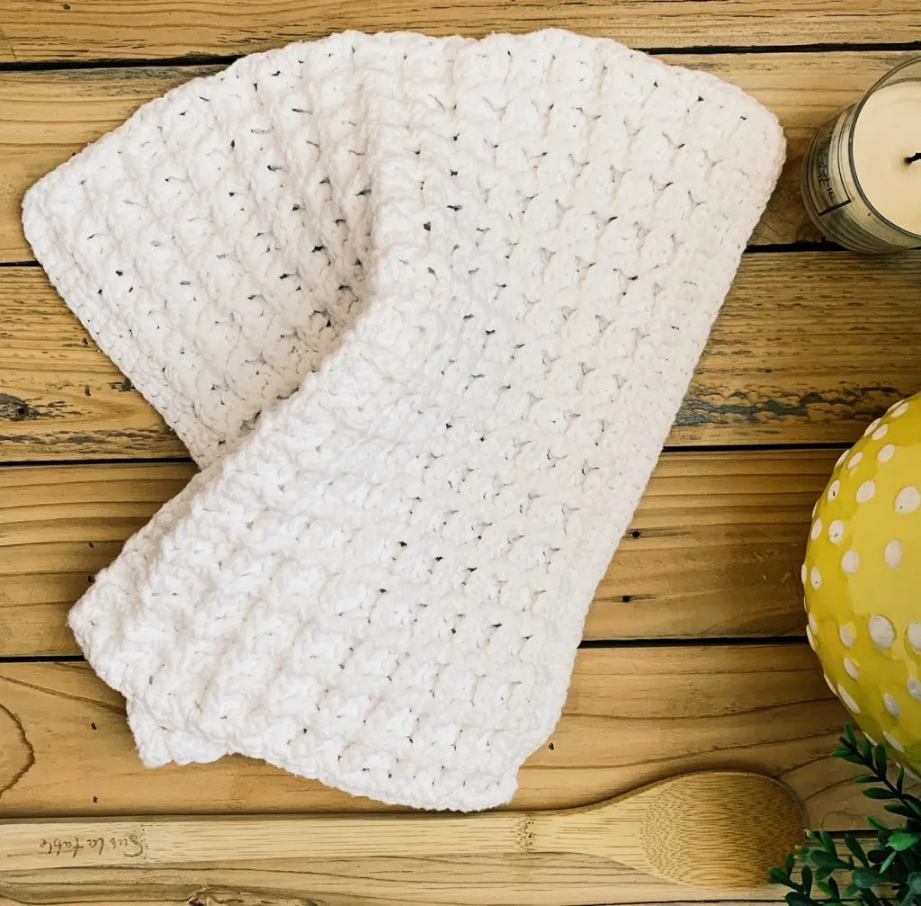 waffle stitch dishcloths