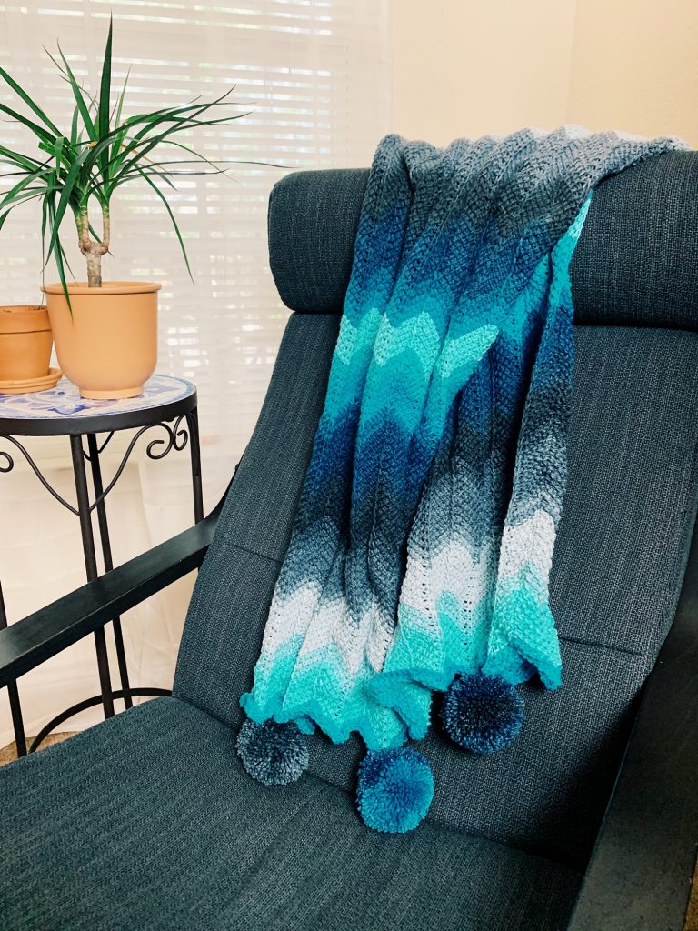 The Aloha Tunisian Crochet Blanket
