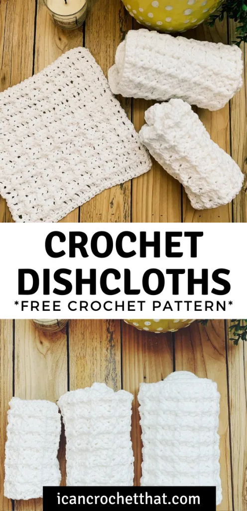 free waffle stitch dishcloth pattern