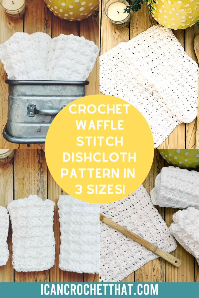 crochet waffle stitch dishcloth pattern