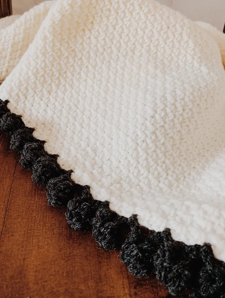linen stitch crochet blanket