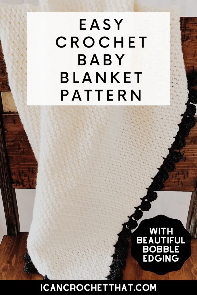 easy crochet baby blanket pattern