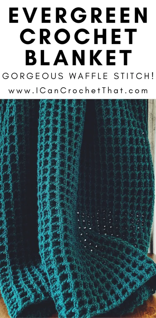 free evergreen crochet blanket pattern