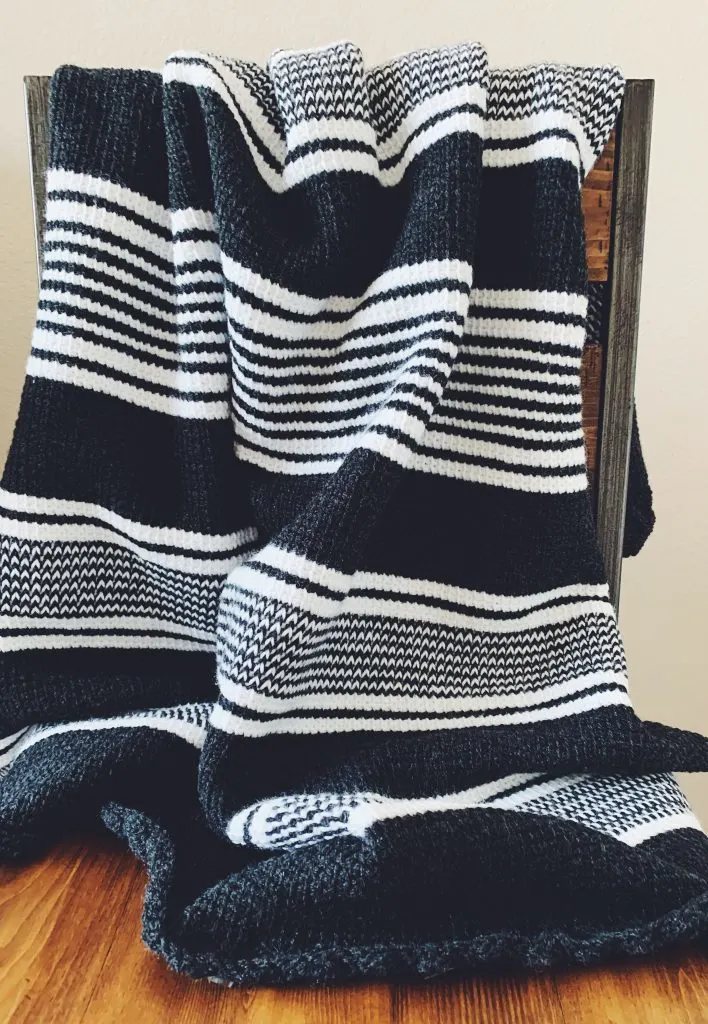 tunisian crochet nordic blanket pattern