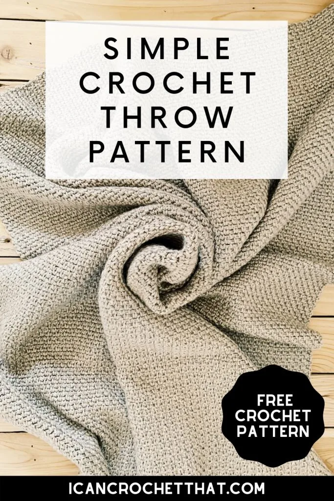 crochet linen stitch blanket