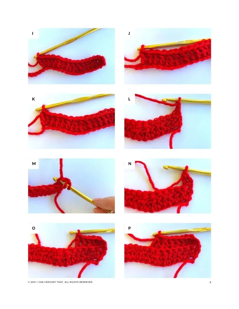 learn the crochet ripple stitch