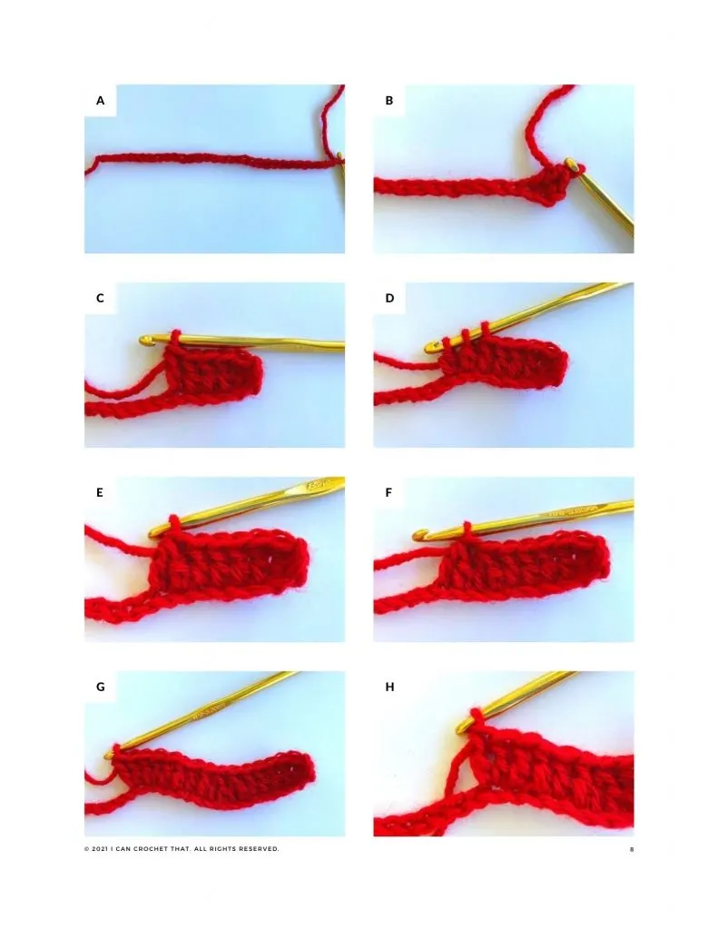 how to crochet the wave stitch