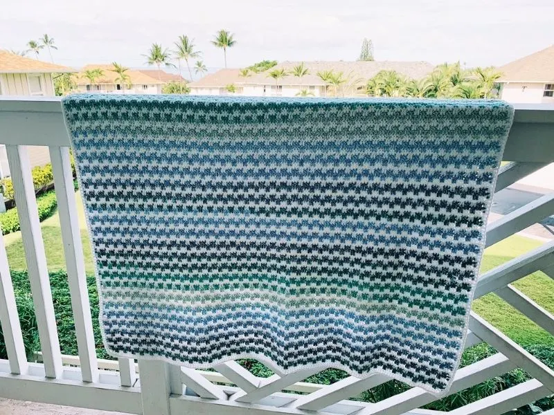 mandala yarn crochet blanket pattern