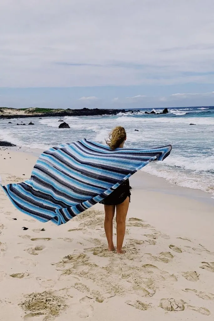 crochet beach blanket