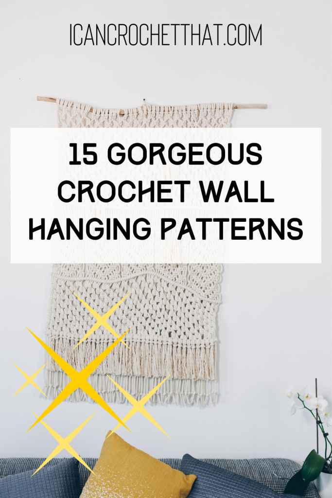 crochet wall hanging