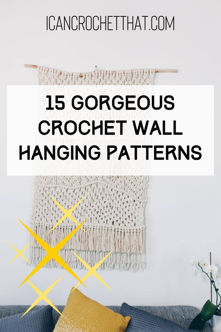 15 Incredible Crochet Wall Hanging Patterns to Decorate Your Space