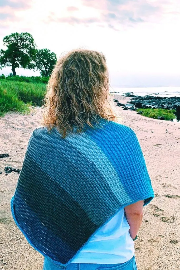 seaside shawl a crochet pattern