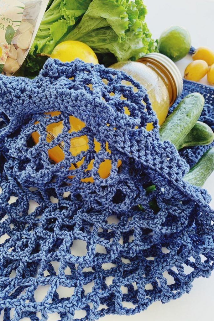 crochet french market bag