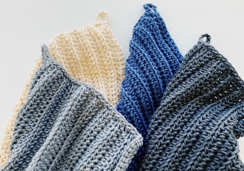 crochet dishcloth pattern for beginners