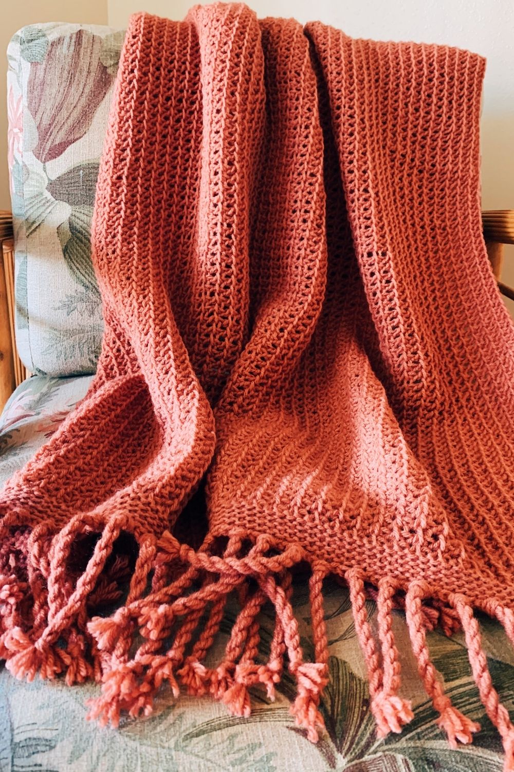 The Ava Throw - A Tunisian Crochet Blanket Pattern - I Can Crochet That