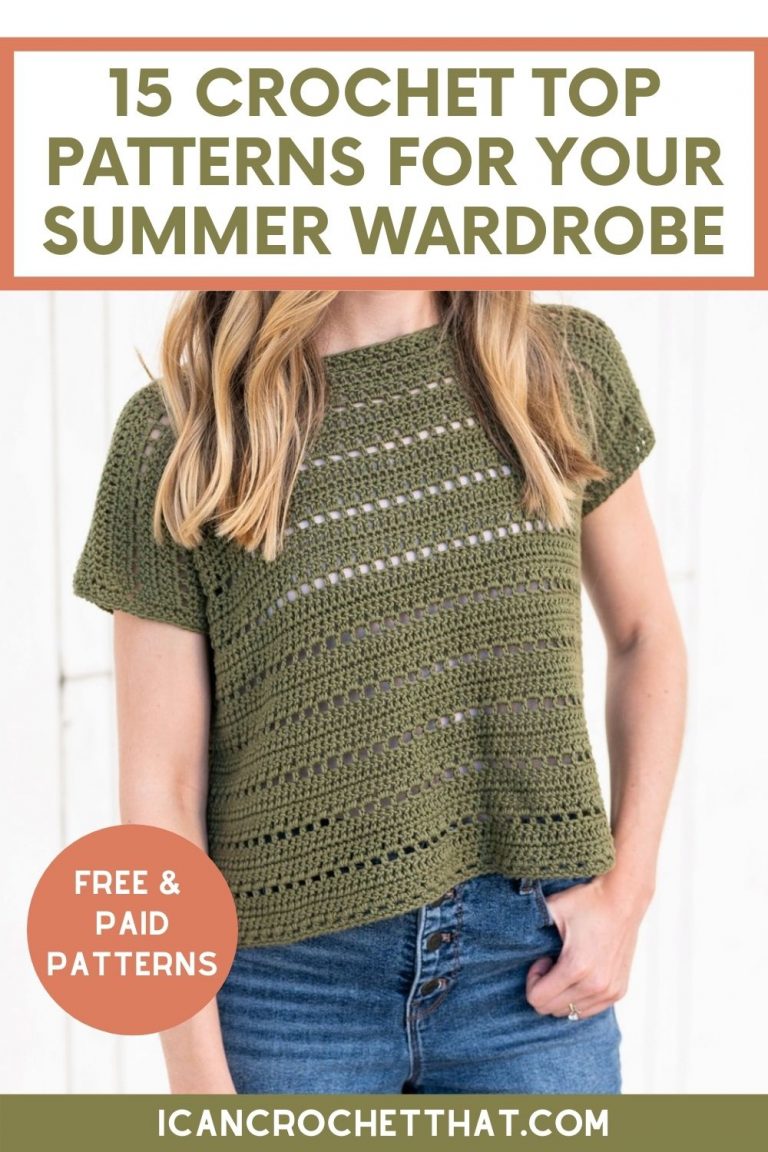 15 Crochet Top Patterns You Need in Your Summer Wardrobe