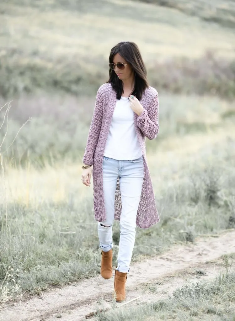 long crochet cardigan pattern for summer