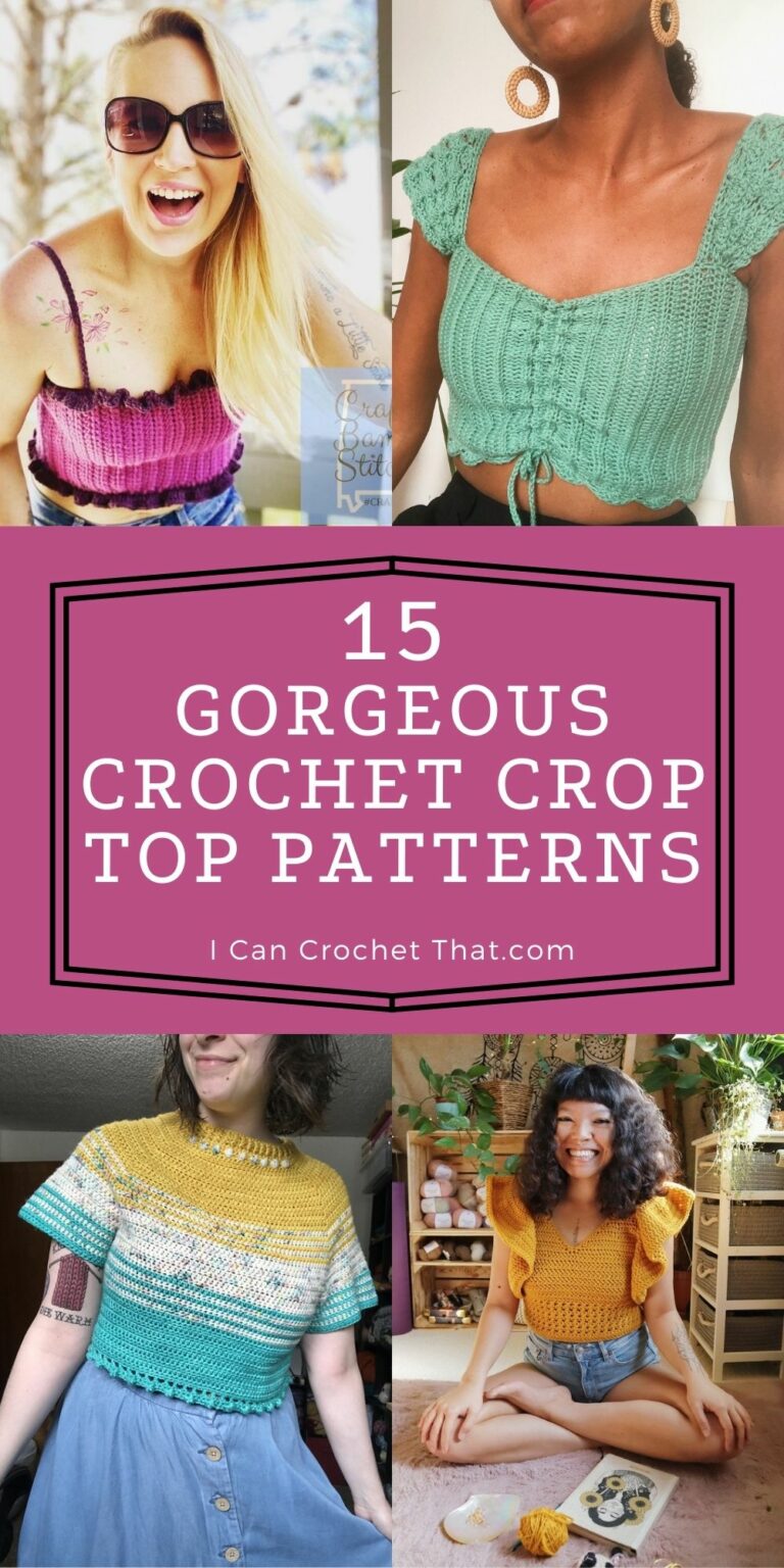15 Crochet Crop Top Patterns Too Cute Not to Make - I Can Crochet That