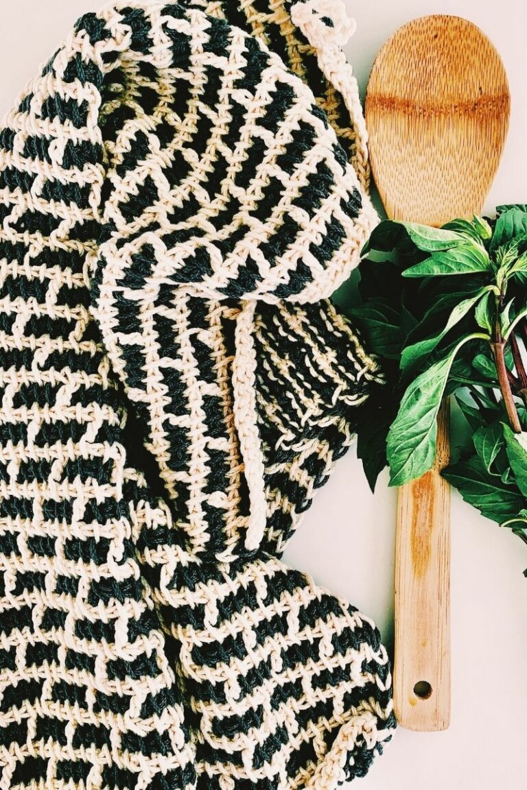 The Best Yarn for Crochet Dishcloths + 3 Crochet Dishcloth Patterns