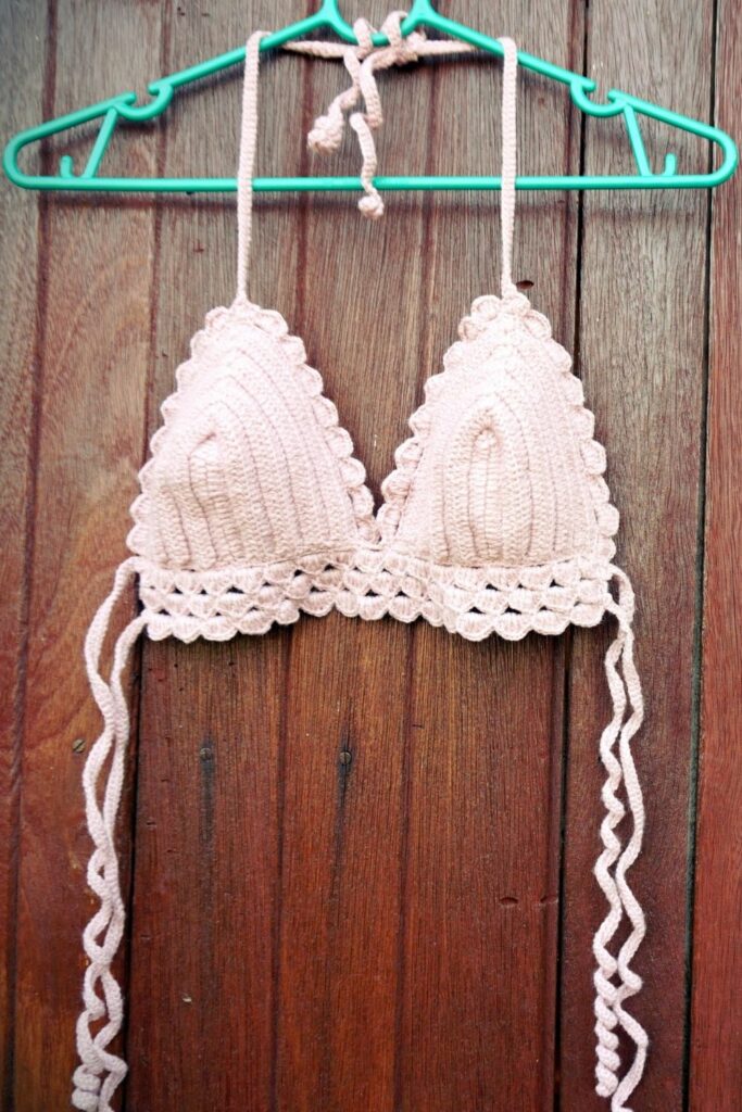 crochet bralette top