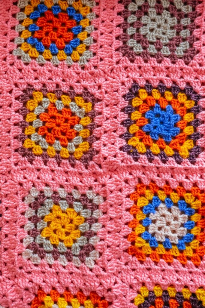 crochet granny squares