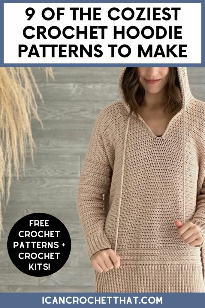 Crochet hooded shop sweatshirt pattern