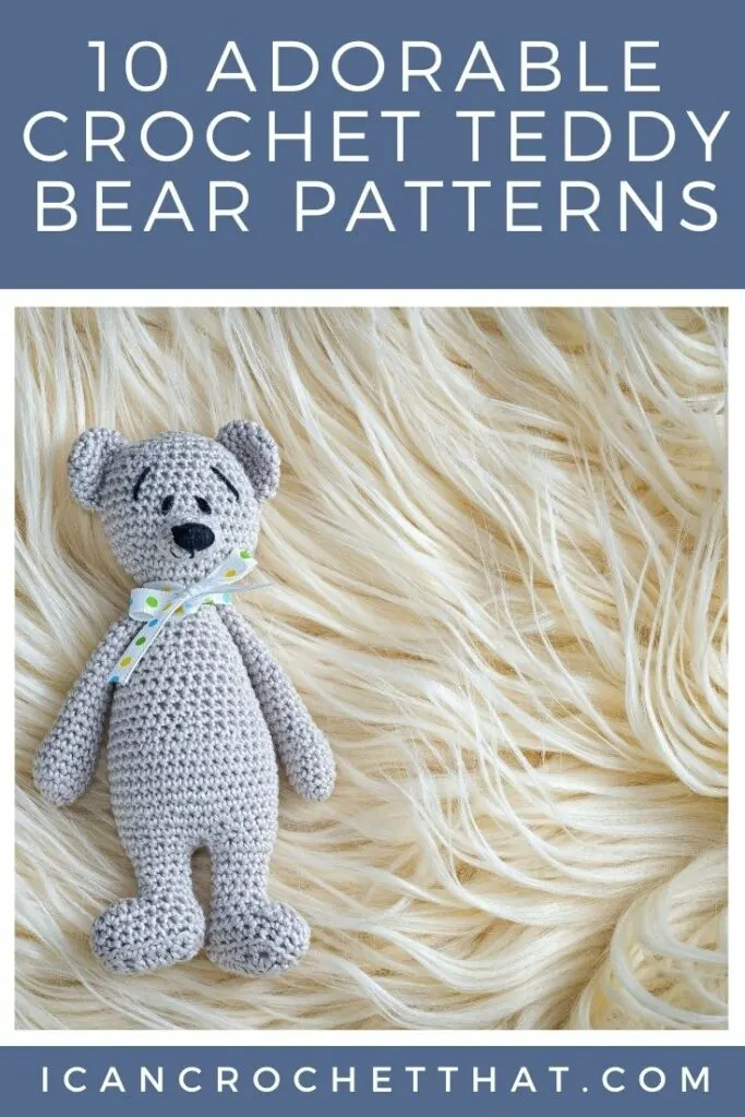 crochet teddy bear pattern round up