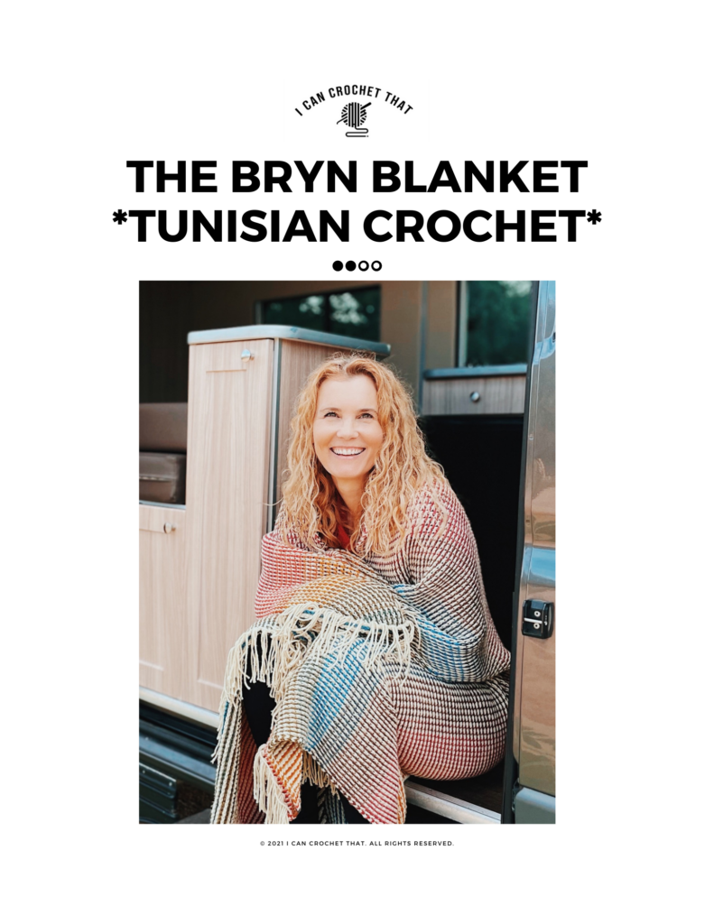 crochet camping blanket pattern