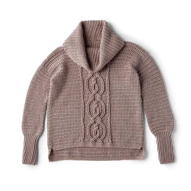 crochet sweater pattern yarnspirations