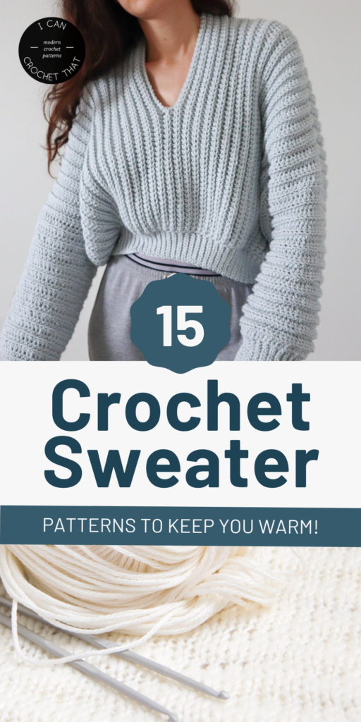 Crochet Cozy Turtleneck Sweater - Crochet with Carrie