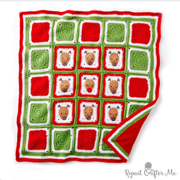 crochet christmas blanket pattern