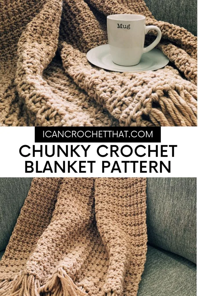 How To Crochet An Easy Crochet Blanket Pattern With Hue & Me Yarn!